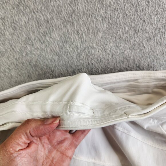 Lululemon Skort Womens 6 White Pace Rival Skirt Owasso Oklahoma Cheer Leading - Picture 3 of 15